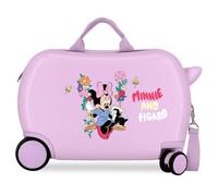 Joumma Disney Minnie Cute & Fun Maleta Infantil Lila 45x31x20 cm Rígida ABS 24,6L 1,76kg 2 Ruedas Dobles Equipaje de Mano