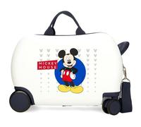 Joumma Disney Minnie Enjoy The Day Maleta Infantil Blanco 45x31x20 cms Rígida ABS 24,6L 1,8 kgs 4 Ruedas Equipaje Mano