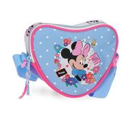 Joumma Disney Minnie Flowers Bandolera Azul Claro 17x14,5x4 cm Poliéster