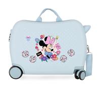 Joumma Disney Minnie Flowers Maleta Infantil Azul 50x38x20 cms Rígido 2,05 kgs Cierre de combinación Lateral ABS 2,05 kgs 34L Equipaje de Mano