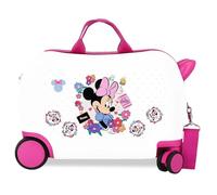 Joumma Disney Minnie Flowers Maleta Infantil Blanco 45x31x20 cms Rígido 1,8 kgs ABS 1,8 kgs 27,9L Equipaje de Mano