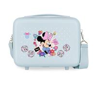 Joumma Disney Minnie Flowers Nececer Adaptable Azul 29x21x15 cms Rígido ABS 9,1L 0,8 kgs