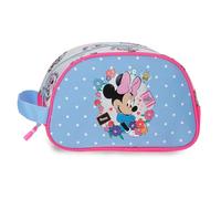 Joumma Disney Minnie Flowers Nececer Adaptable Azul Claro 24x14x10 cm Poliéster
