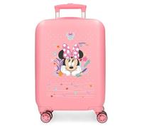 Joumma Disney Minnie Happy To Be Me Maleta de Cabina Rosa 33x50x20 cms Rígido 2,35 kgs Cierre de combinación Lateral ABS 2,35 kgs 28,4L Equipaje de Mano