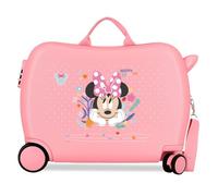 Joumma Disney Minnie Happy To Be Me Maleta Infantil Rosa 50x38x20 cm Rígida ABS Cierre de combinación Lateral 34L 2,1kg 2 Ruedas