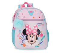 Joumma Disney Minnie Happy To Be Me Mochila Escolar Rosa 27x33x11 cm Poliéster 9,8L