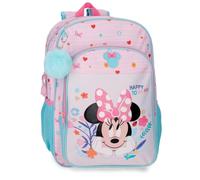 Joumma Disney Minnie Happy To Be Me Mochila Escolar Rosa 30x40x13 cm Poliéster 15,6L
