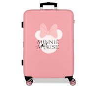 Joumma Disney Minnie Heads Maleta Mediana Rosa 46x65x23 cms Rígido 3 kgs Cierre de combinación Lateral ABS 3 kgs 56LExtensible
