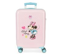 Disney Joumma Minnie Imagine Maleta de Cabina Rosa 38x55x20 cms Rígida ABS Cierre de combinación Lateral 34L 2 kgs 4 Ruedas Equipaje Mano