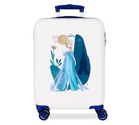 Joumma Disney Nature Is Magical - Frozen II Maleta de Cabina Blanco 38x55x20 cms Rígido 2 kgs Cierre de combinación Lateral ABS 2 kgs 35L Equipaje de Mano