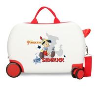 Joumma Disney Pinocchio & Litle Sidekick Maleta Infantil Blanco 45x31x20 cms Rígida ABS 24,6L 2 kgs 4 Ruedas Equipaje Mano