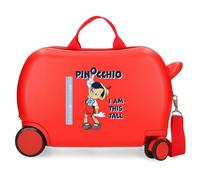 Joumma Disney Pinocchio Maleta Infantil Rojo 45x31x20 cms Rígida ABS 24,6L 1,8 kgs 4 Ruedas Equipaje Mano