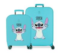 Joumma Disney Playful Juego de Maletas Azul 55/70 cms Rígido 7,54 kgs Cierre TSA Integrado ABS 7,54 kgs 116L Equipaje de Mano
