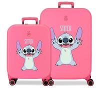 Joumma Disney Playful Juego de Maletas Fucsia 55/70 cms Rígido 7,54 kgs Cierre TSA Integrado ABS 7,54 kgs 116L Equipaje de Mano
