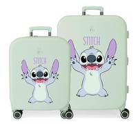 Joumma Disney Playful Juego de Maletas Verde 55/70 cms Rígido 7,54 kgs Cierre TSA Integrado ABS 7,54 kgs 116L Equipaje de Mano