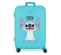 Joumma Disney Playful Maleta Mediana Azul 48x70x28 cms Rígido 4,32 kgs Cierre TSA Integrado ABS 4,32 kgs 79L