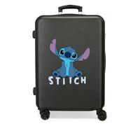 Trolley disney abs suitcase 65cm.4r. stitch cute negro Talla única