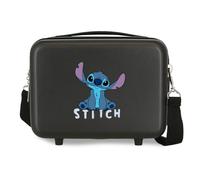Joumma disney stitch cute nececer adaptable negro 29x21x15 cms rígido