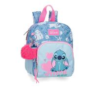 Joumma disney stitch hearts mochila de paseo pequeña azul 19x24x10 cm