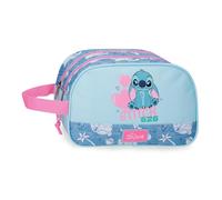 Joumma disney stitch hearts neceser dos compartimentos adaptable azul