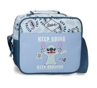 Joumma Disney Stitch Keep Going Bandolera Porta Alimentos térmica Azul 23x20x9 cm Poliéster