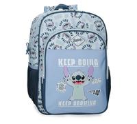 Joumma Disney Stitch Keep Going Mochila Escolar Azul 30x40x13 cm Poliéster 15,6L