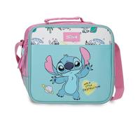 Joumma Disney Stitch Little Destruction Neceser Adaptable con Bandolera Turquesa Verde 23x23x11 cm PVC