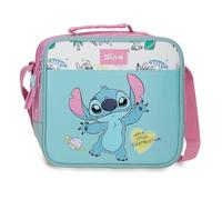 Joumma Disney Stitch Little Destruction Neceser Adaptable con Bandolera Turquesa Verde 23x23x11 cm PVC