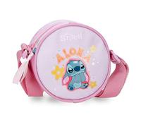 Joumma Disney Stitch You & Me Bandolera Redonda Malva 14x14x4 cm Poliéster