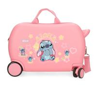 Joumma Disney Stitch You&Me Maleta Infantil Rosa 45x31x20 cms Rígido 1,8 kgs ABS 1,8 kgs 24,6L Equipaje de Mano