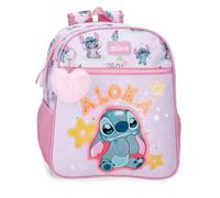 Joumma Disney Stitch You & Me Mochila Casual Malva 27x33x11 cm Poliéster