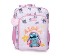 Disney Mochila escolar Joumma Stitch You & Me Poliéster 30x40x13 cm 15,6 L Malva