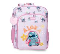 Joumma Disney Stitch You & Me Mochila Escolar Malva 30x40x13 cm Poliéster 15,6L