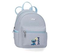 Joumma Disney Tiki Stitch Mochila Casual Denim 21,5x23x11,5 cm PU y Poliéster 5,69L