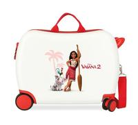Joumma Disney Vaiana and Friends Maleta Infantil Blanco 50x38x20 cms Rígido 1,8 kgs Cierre de combinación Lateral ABS 1,8 kgs 34L Equipaje de Mano