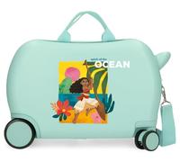 Joumma Disney Vaiana Sea Vibes Maleta Infantil Turquesa Azul 45x31x20 cm Rígida ABS 24,6L 1,76kg 2 Ruedas Dobles Equipaje de Mano