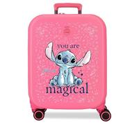 Joumma Disney You Are Magical Maleta de Cabina Fucsia 40x55x20 cms Rígido 2,74 kgs Cierre TSA Integrado ABS 2,74 kgs 37L Extensible Equipaje de Mano