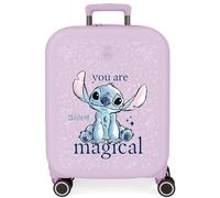Joumma Disney You Are Magical Maleta de Cabina Lila 40x55x20 cms Rígido 2,74 kgs Cierre TSA Integrado ABS 2,74 kgs 37L Extensible Equipaje de Mano