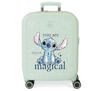 Joumma Disney You Are Magical Maleta de Cabina Verde 40x55x20 cms Rígido 3,22 kgs Cierre TSA Integrado ABS 3,22 kgs 37L Equipaje de Mano