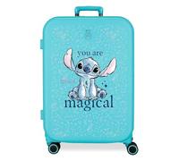 Joumma Disney You Are Magical Maleta Mediana Azul 48x70x28 cms Rígido 4,32 kgs Cierre TSA Integrado ABS 4,32 kgs 79L