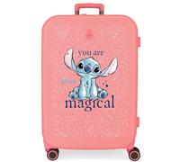 Joumma Disney You Are Magical Maleta Mediana Coral 48x70x28 cms Rígido 4,32 kgs Cierre TSA Integrado ABS 4,32 kgs 79L
