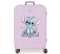 Joumma Disney You Are Magical Maleta Mediana Lila 48x70x28 cms Rígido 4,32 kgs Cierre TSA Integrado ABS 4,32 kgs 79L