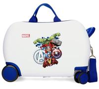 Joumma Marvel Avengers Attack Maleta Infantil Blanco 45x31x20 cm Rígida ABS 27,9L 1,8kg 4 Ruedas Equipaje de Mano