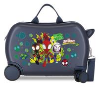 Joumma Marvel Dino-Webs Maleta Infantil Azul 45x31x20 cm Rígida ABS No 24,6L 1,8kg 4 Ruedas Equipaje de Mano