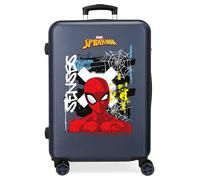 Joumma Marvel Graffity of Spiderman Maleta Mediana Azul 46x65x23 cms Rígido 3 kgs Cierre de combinación Lateral ABS 3 kgs 56L