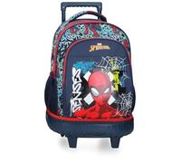 Joumma Marvel Grafity of Spiderman Mochila Compact 2 Ruedas Marino 32x45x21 cm Poliéster