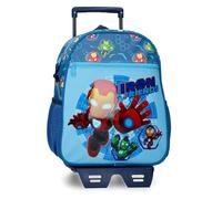 Joumma Marvel Iron Friends Mochila Casual Azul 27x33x11 cm Poliéster 9,8L