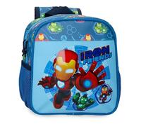 Joumma Marvel Iron Friends Mochila Guardería Azul 23x25x10 cm Poliéster 5,75L