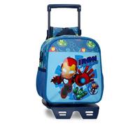Joumma Marvel Iron Friends Mochila Guardería Azul 23x25x10 cm Poliéster 5,75L