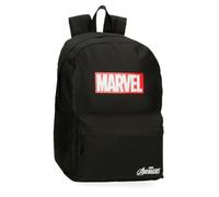 Joumma Marvel Marvel Red logo Mochila Escolar 15,6" Negro 31,5x45x15 cms Poliéster 21,26L